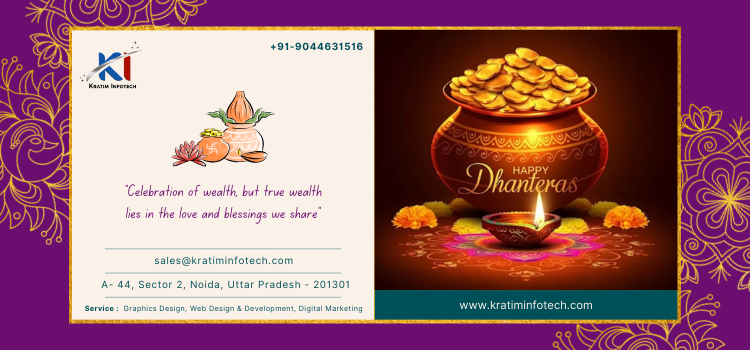 Celebrating Dhanteras-The Festival of Prosperity and Wealth